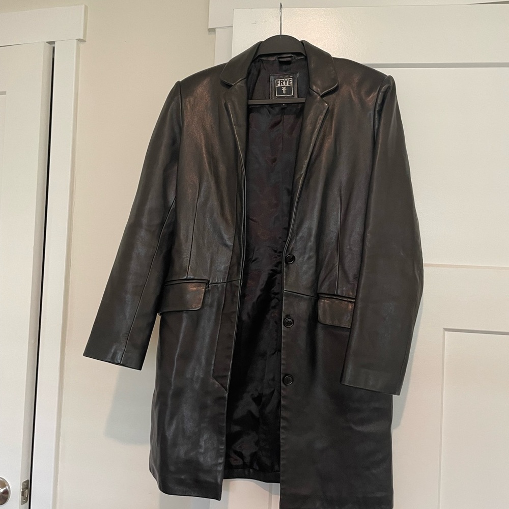 Frye Black Leather Jacket